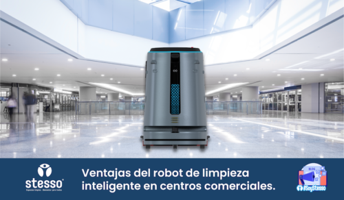 Robot de limpieza inteligente centros comerciales